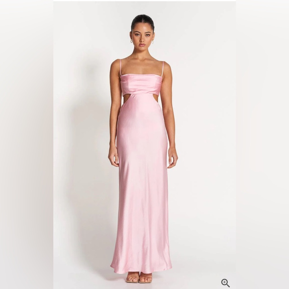 NWT SOFIA Leah Cut Out Silk Gown, XS